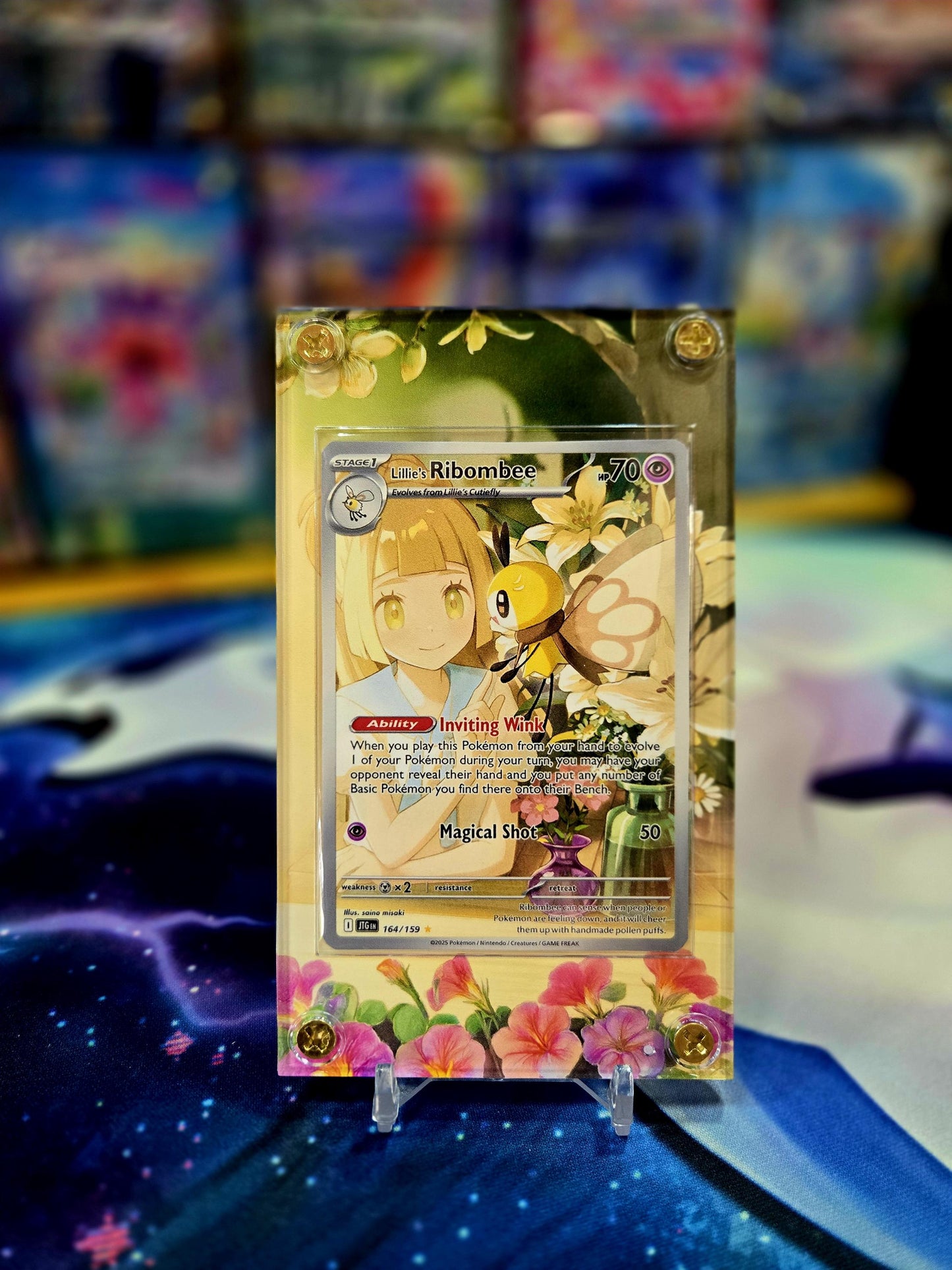 Pokemon Lillie's Ribombee 164/159 Journey Together Extended Artwork Case