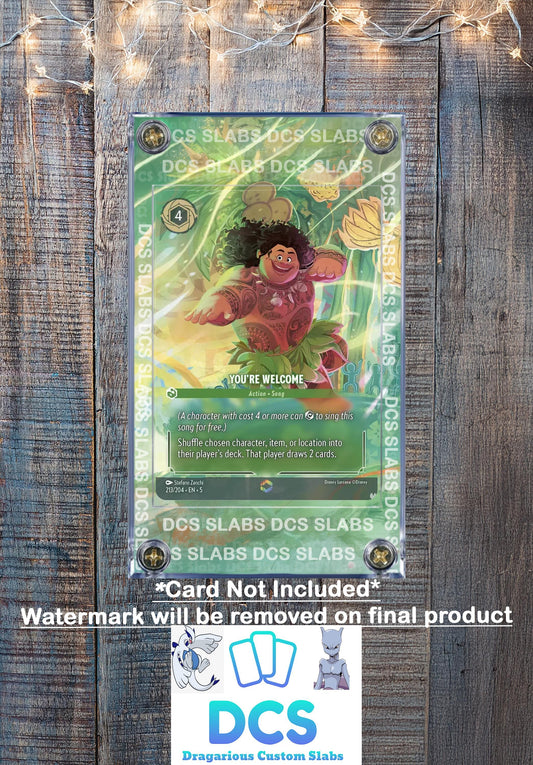 Disney Lorcana Shimmering Skies You're Welcome 213/204 Enchanted  Chapter 5 Custom Case