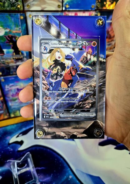 x2 Pokemon Cynthia's Garchomp EX 232 Roserade Destined Rivals Extended Art Case