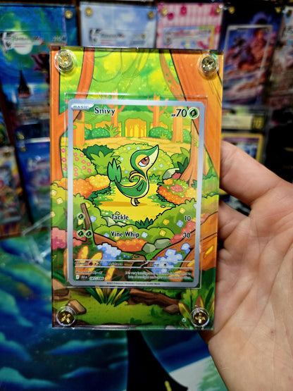 Pokemon Snivy IR 087/086 Black Bolt Extended Art Case