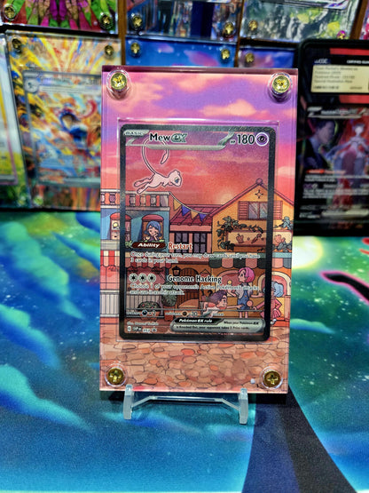 Pokemon Mew 151 Promo SVP 053 Extended Artwork Display Case