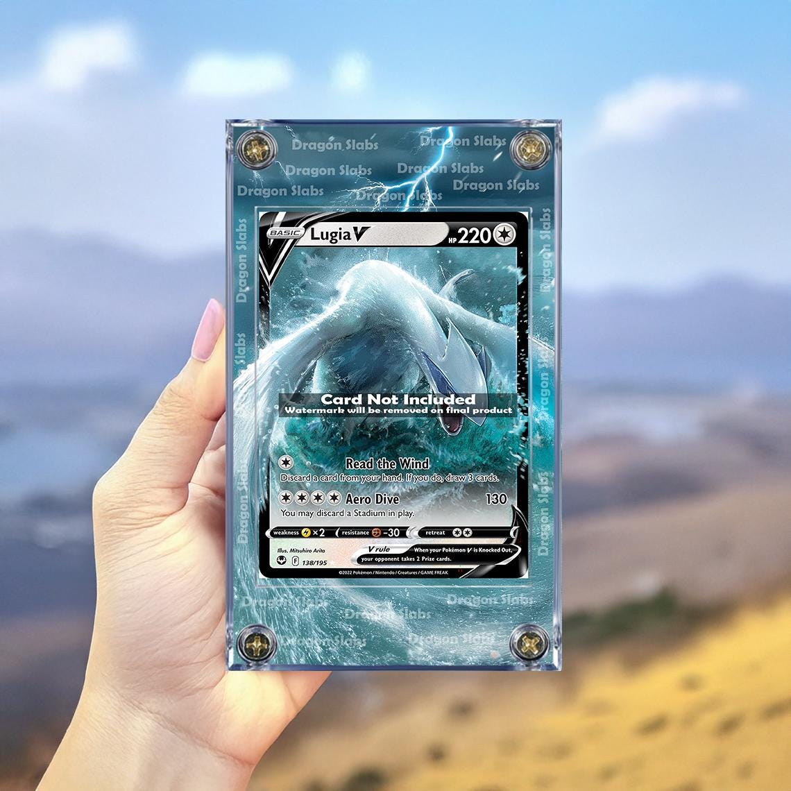 Pokemon Lugia V 138/195 Silver Tempest Extended Artwork Case