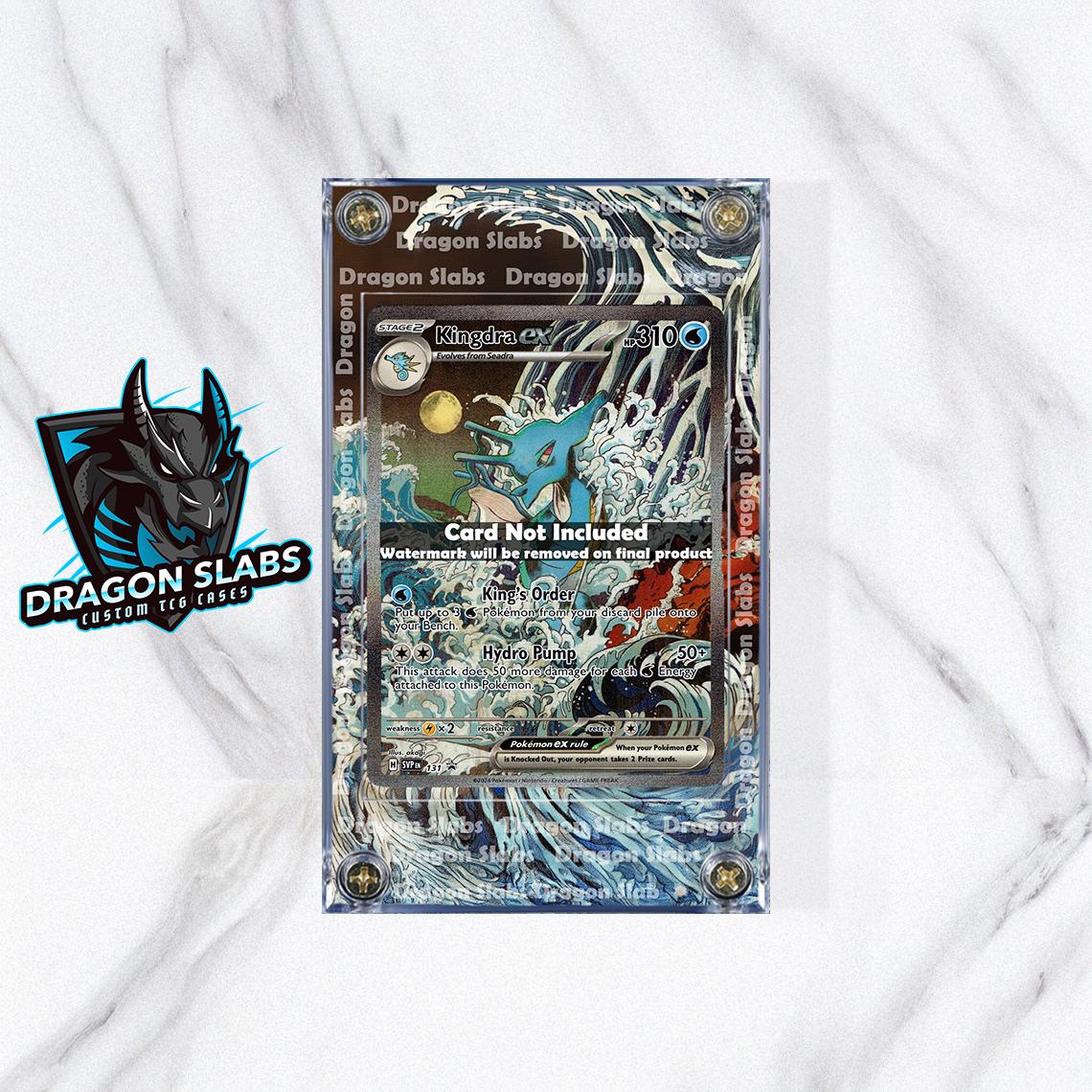 Pokemon Kingdra EX SIR Promo 131 SV Shrouded Fable Custom Case Extended Artwork
