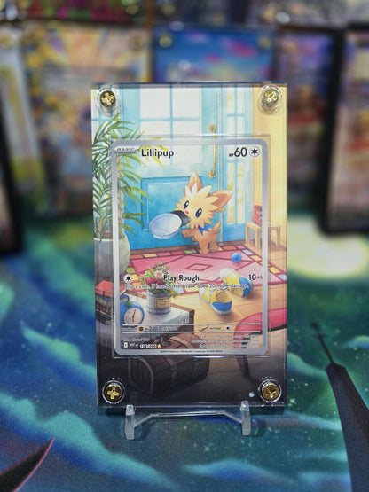 x3 Pokemon Lillipup Herdier Stoutland IR 154 155 156 White Flare Extended Art Cases