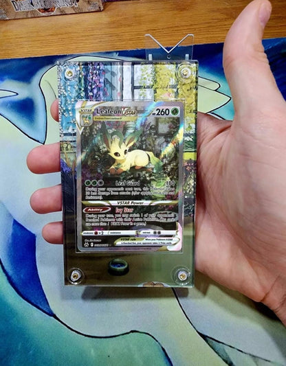 x2 Pokemon Glaceon and Leafeon Vstar GG40 & GG35 Crown Zenith Extended Artwork Cases
