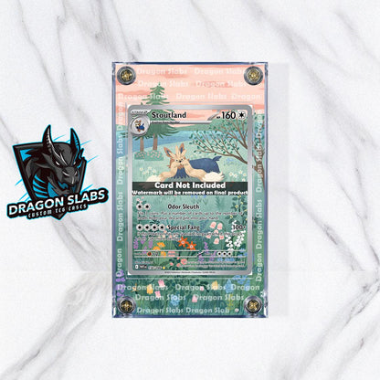 Pokemon Stoutland IR 156/086 White Flare Extended Art Case