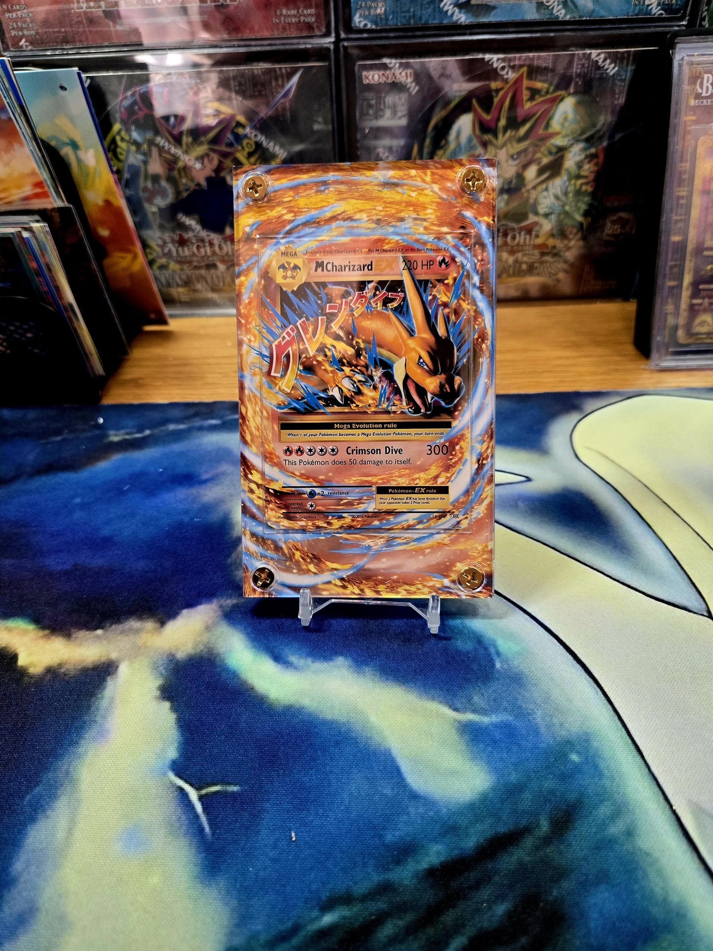Pokemon M Charizard Ex Evolutions 13/108 Custom Case Extended Artwork