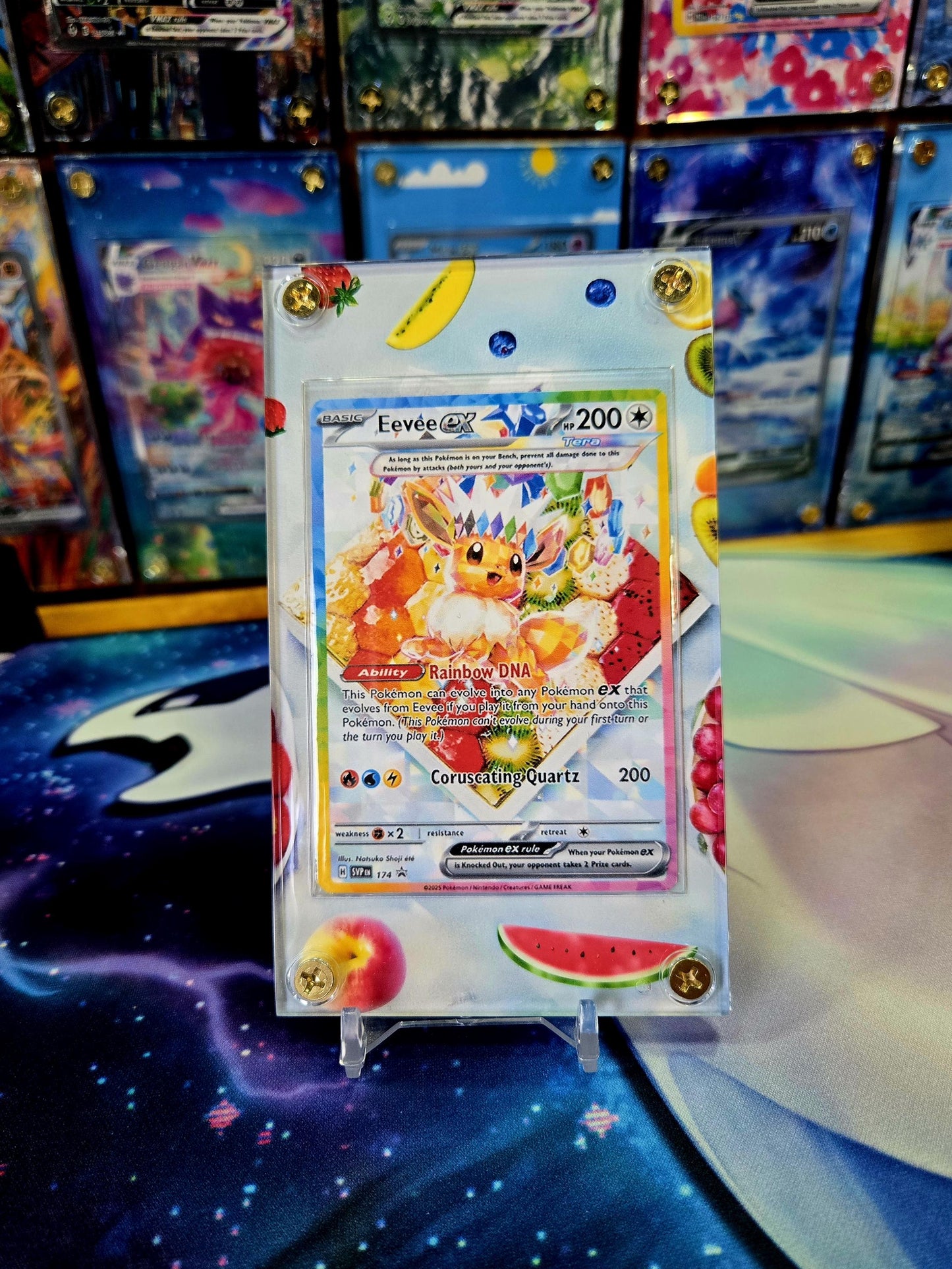 Pokemon Eevee Promo 174 Prismatic Evolutions SPC Custom Extended Artwork Case