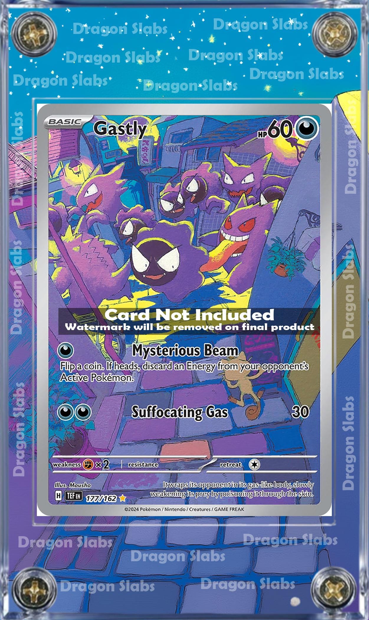 Pokemon Gastly 177/162 Temporal Forces Extended Artwork Case