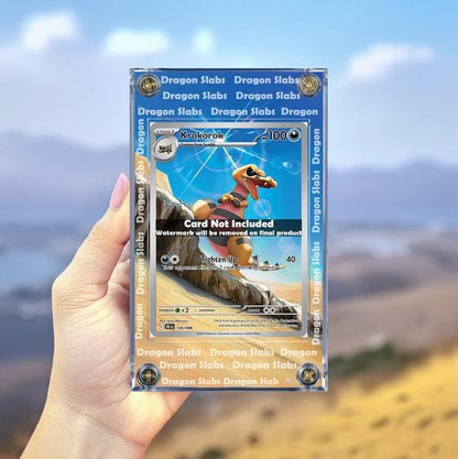 x3 Pokemon Sandile Krokorok Krookodile IR Black Bolt Extended Artwork Cases
