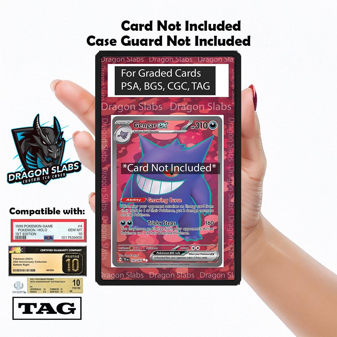 Gengar EX 193 Silver Tempest Promo Psa Bgs Cgc Tag Extended Artwork Pokemon TCG