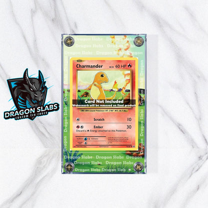 Pokemon Charmander Base Set Extended Artwork Display Case