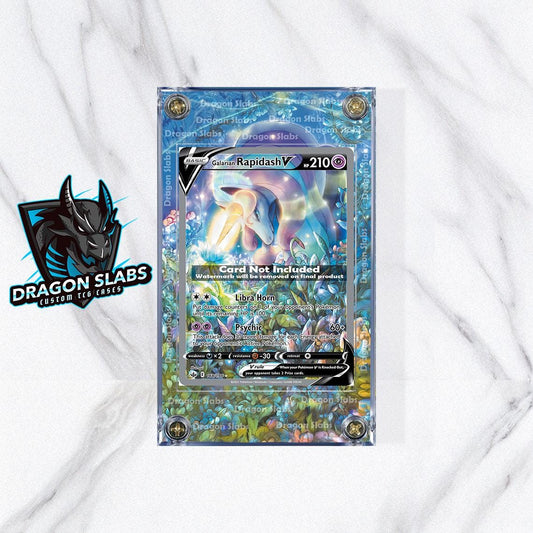 Pokemon Galarian Rapidash V Chilling Reign 168/198 Extended Artwork Case
