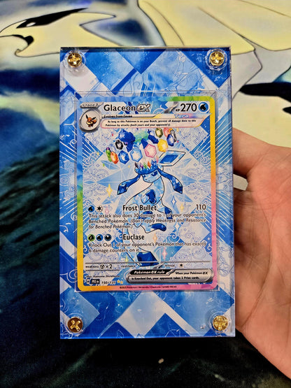 Pokemon Glaceon EX SIR 150/131 Prismatic Evolutions Custom Case