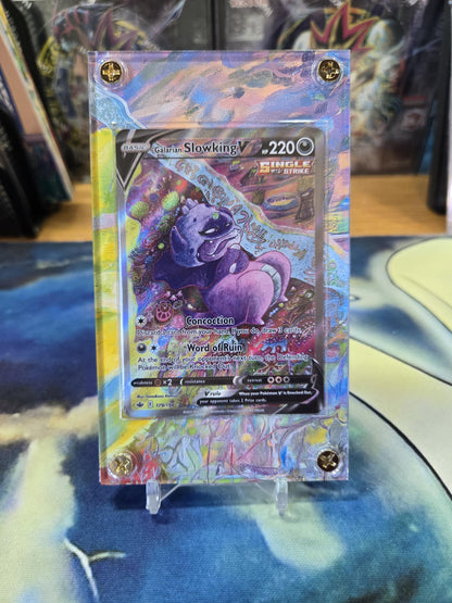 Pokemon Galarian Slowking V 179 Chilling Reign Alt Art Extended Artwork Case