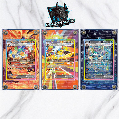 x3 Pokemon Card Jolteon, Vaporeon, Flareon EX SIR 146,149,153 Prismatic Evolutions Extended Artwork Cases