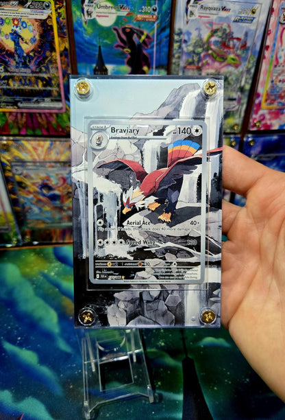 Pokemon Braviary 155/086 IR Black Bolt Extended Art Case