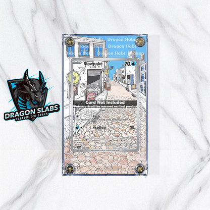 Pokemon Slowpoke 204/198 Scarlet Violet Base Extended Art Custom Case