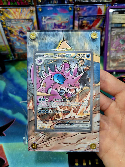 Pokemon Nidoking ex 233/182 Destined Rivals Extended Art Case