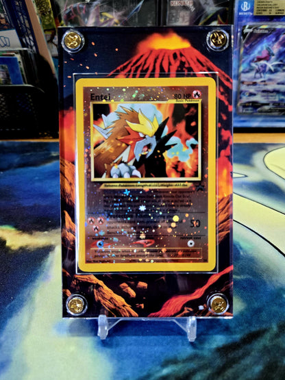 Pokemon Entei Promo 34 Movie Black Star Extended Art Case