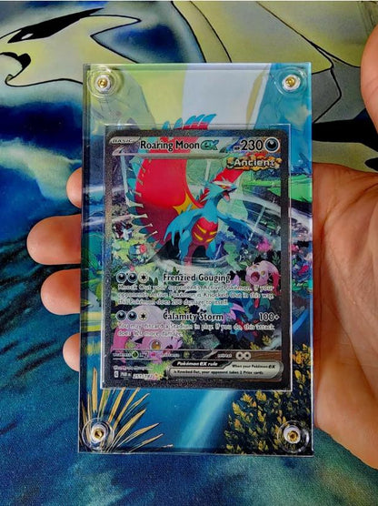 Pokemon Roaring Moon EX SIR 251/182 SV04 Paradox Rift Extended Art Case