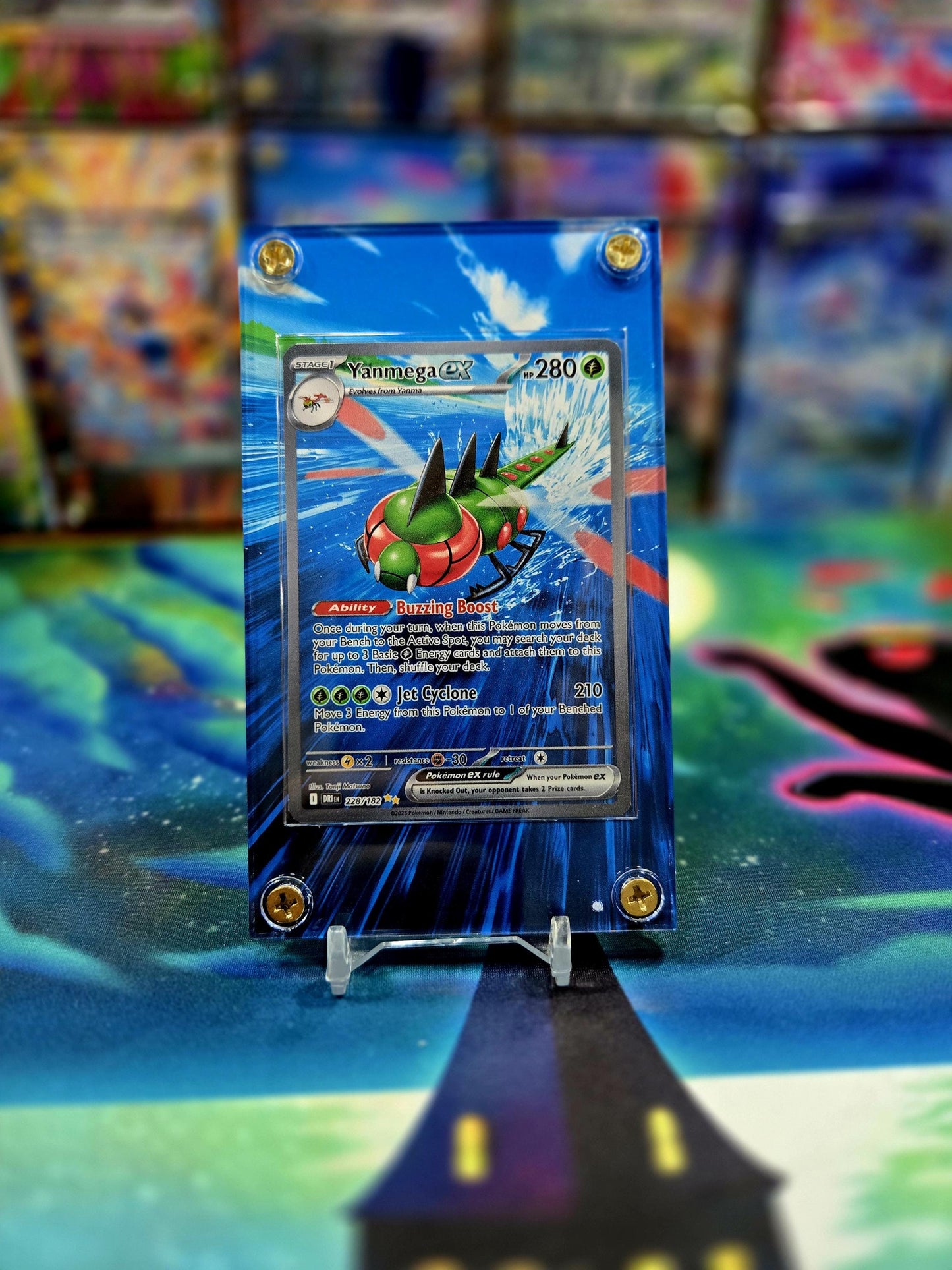 Pokemon Yanmega EX 228/182 Destined Rivals Extended Art Case