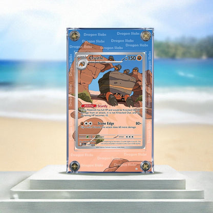 Pokemon Crustle 130/086 Black Bolt Extended Artwork Case