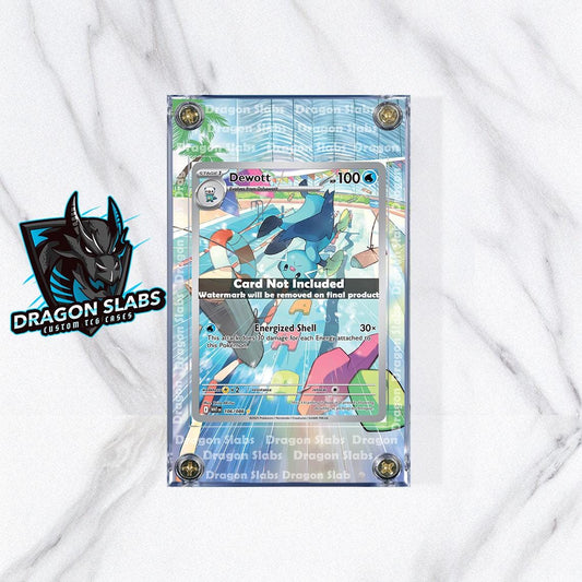Pokemon Dewott IR 106/086 White Flare Extended Art Case