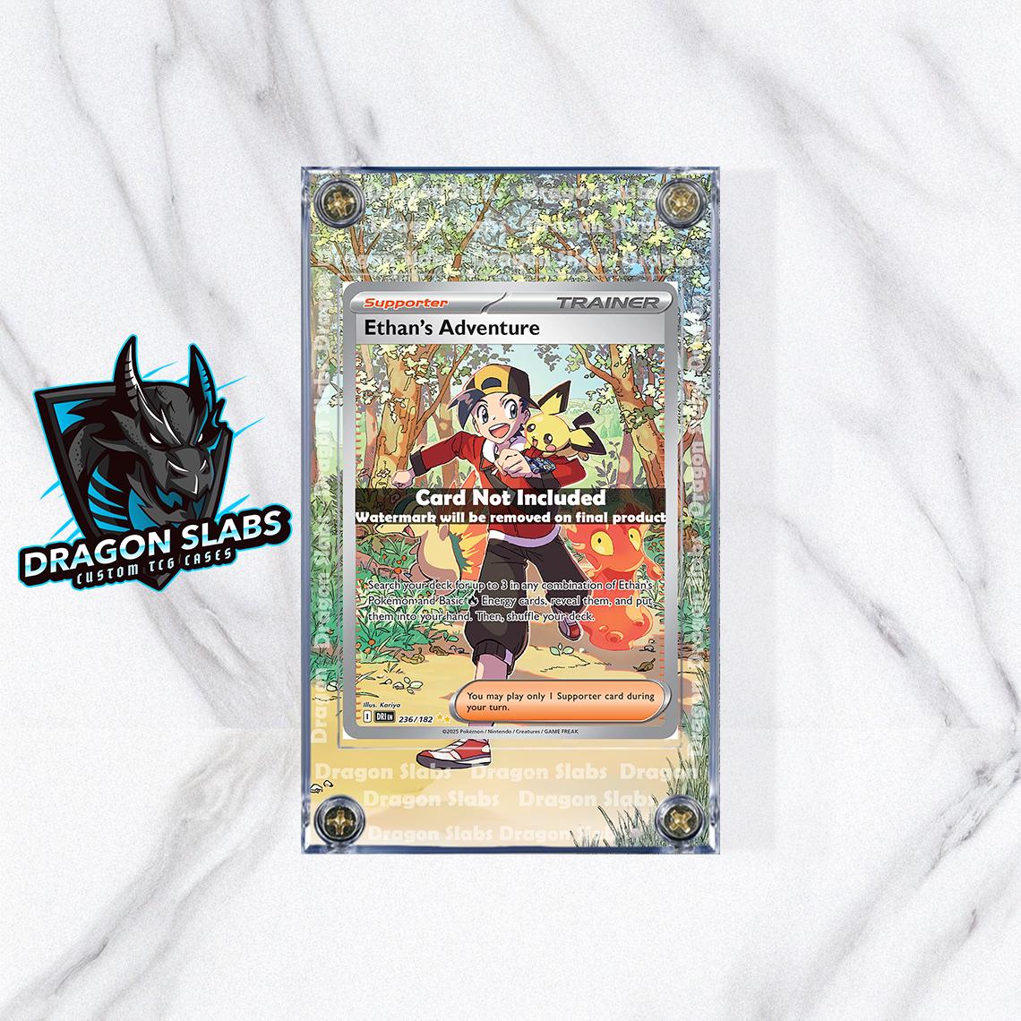 Pokemon Ethan's Adventure 236/182 191/182 Destined Rival Extended Art Case