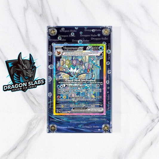 Pokemon Card Vaporeon EX SIR 149/131 Prismatic Evolutions Custom Case