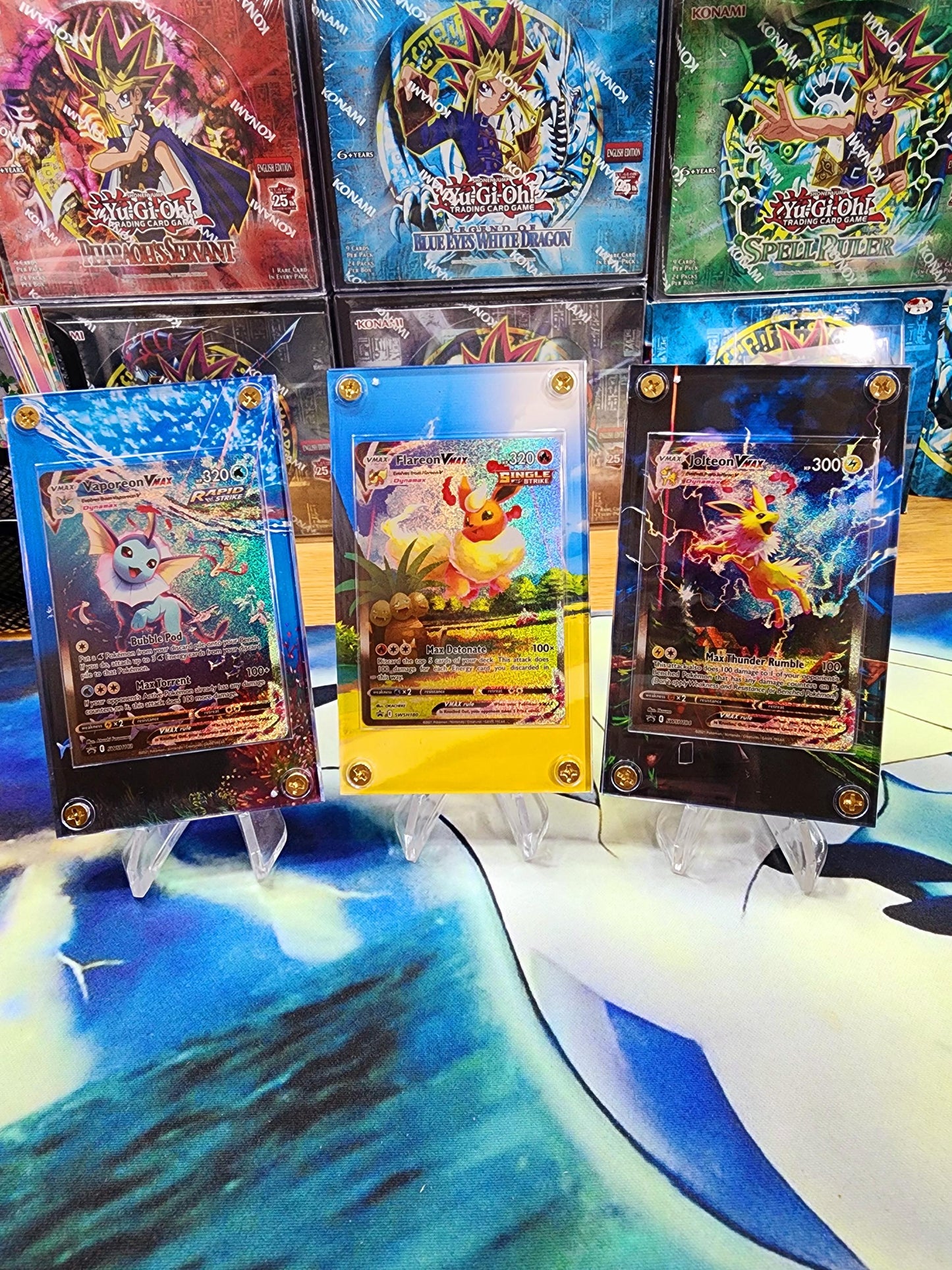 x6 Pokemon Jolteon Flareon Vaporeon VMAX & V Alt Art SWSH180 SWSH181 SWSH182 SWSH183 SWSH184 SWSH185 Promo Extended Artwork Cases