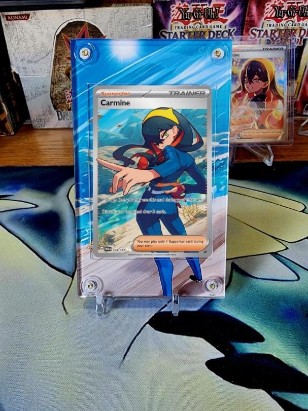 Pokemon Carmine 204 IR Twilight Masquerade Extended Artwork Case