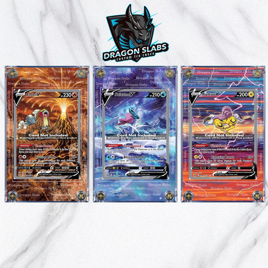 Pokemon Suicune Entei Raikou V GG38 GG36 GG41Crown Zenith Extended Artwork Cases