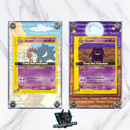 x2 Pokemon Gengar 48/165 13/165 Expedition Skyridge Extended Artwork Cases