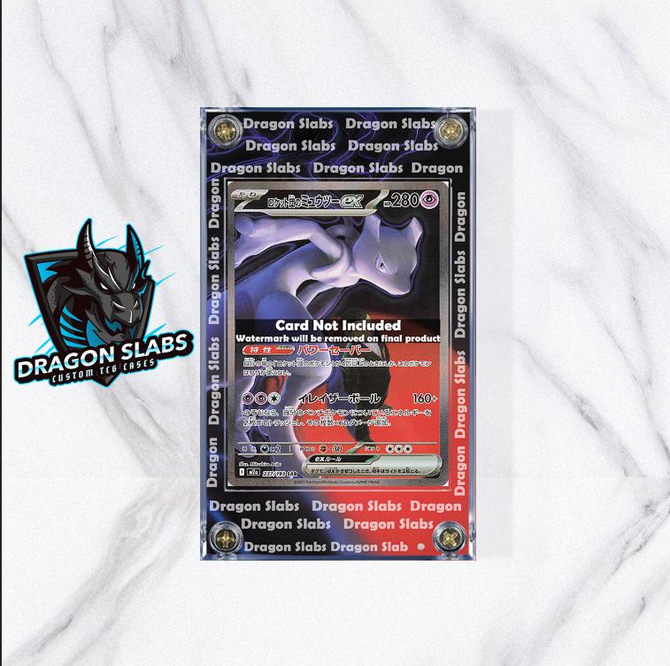 Pokemon Team Rocket's Mewtwo EX SAR 237/193 Mega Dream Extended Artwork Case