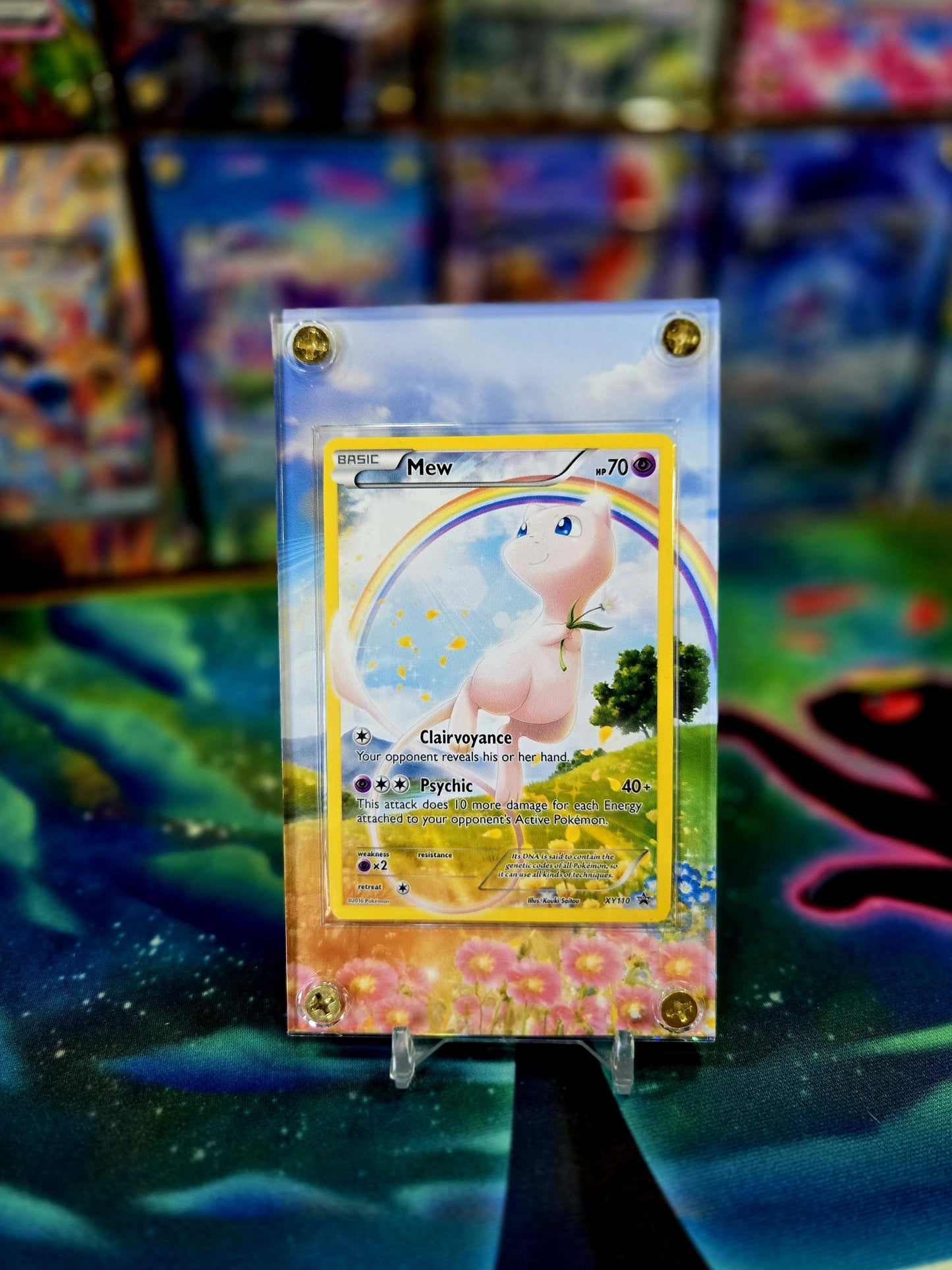 Pokemon Mew XY 110 Promo Extended Art Case