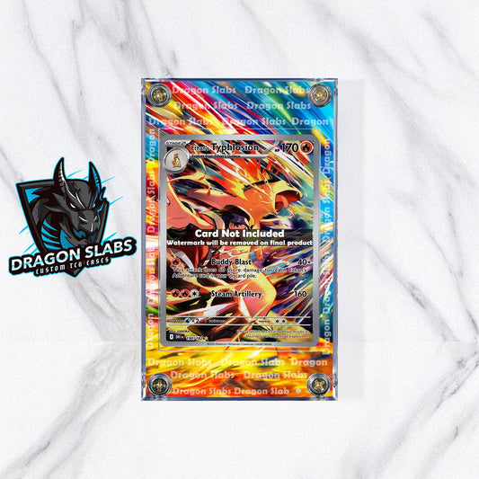 Pokemon Ethan's Typhlosion 190/182 Destined Rivals Extended Art Case