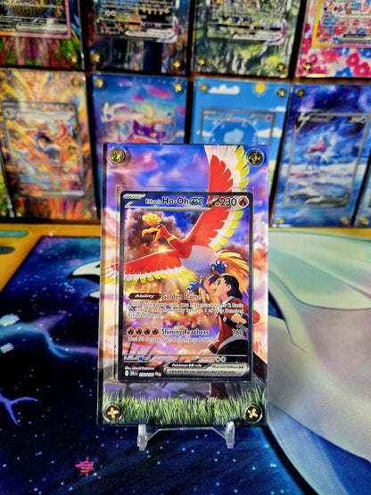 Pokemon Ethan's Ho-Oh ex 230/182 & Ethan's Typhlosion 190/182SIR Destined Rivals Extended Art Cases