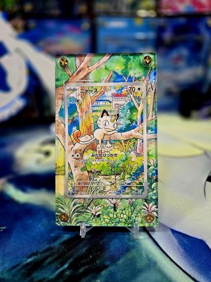 Pokemon Meowth 192/SV-P Generations Promo Starter Deck Extended Art Case