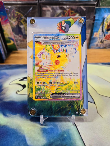 Pokemon EX 238/191 SIR Custom Display Case Ash Edition from Surging Sparks