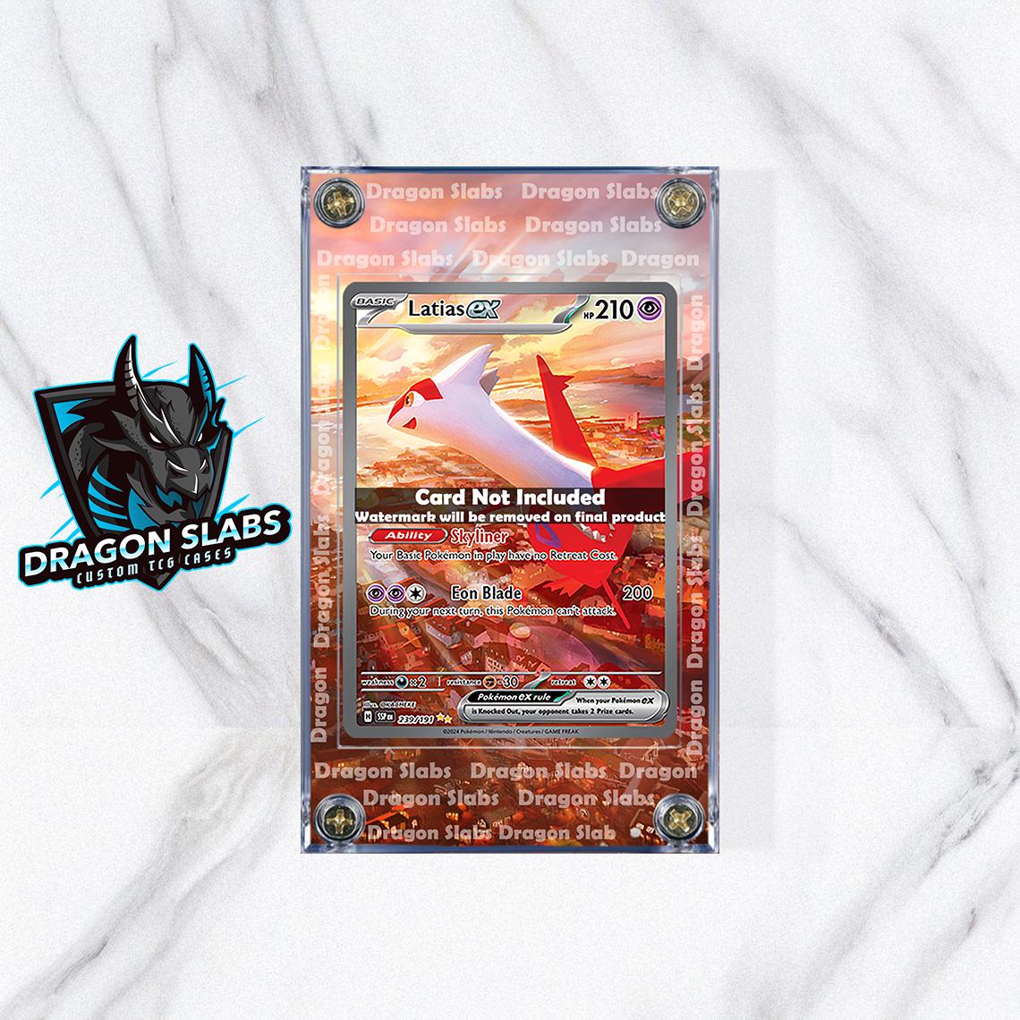 Pokemon Latias EX 239/191 SIR Custom Display Case from Surging Sparks